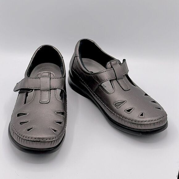 SAS Roamer Shoes Size 7W Gray Leather - Picture 4 of 14